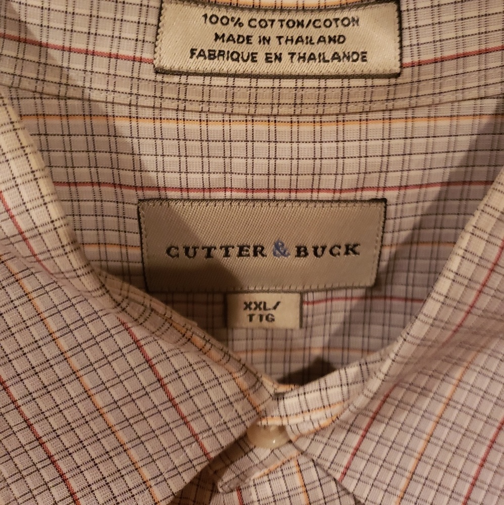 Cutter and Buck men's XXL flannel shirt